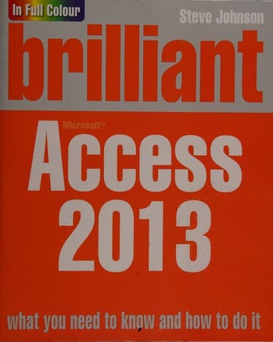 Portada de Brilliant Microsoft Access 2013