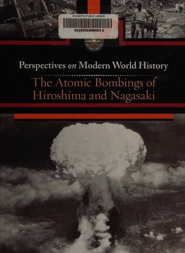Portada de The atomic bombings of Hiroshima and Nagasaki
