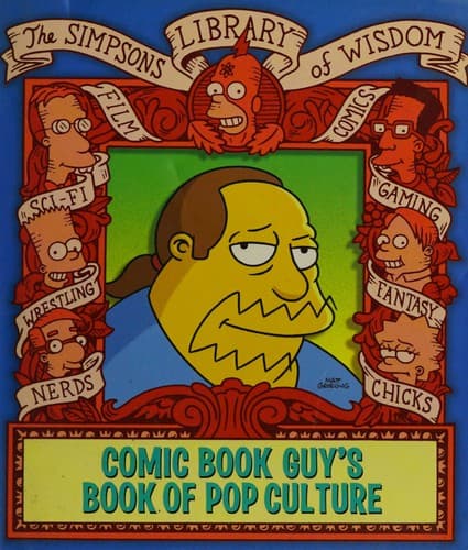 Portada de The comic book guy's book of pop culture