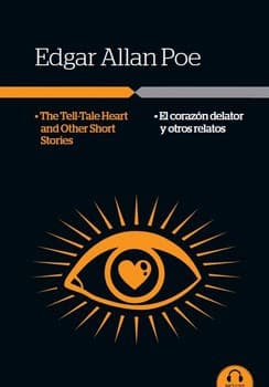 Portada de El corazón delator y otros relatos (Cask of Amontillado / Facts in the Case of M. Valdemar / Masque of the Red Death)