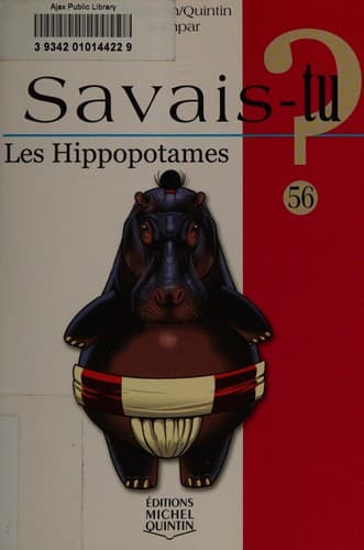 Portada de Les hippopotames