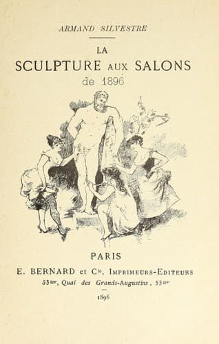 Portada de La sculpture aux Salons de 1896