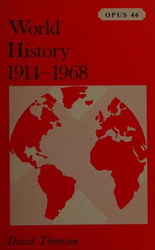 Portada de World history from 1914 to 1968
