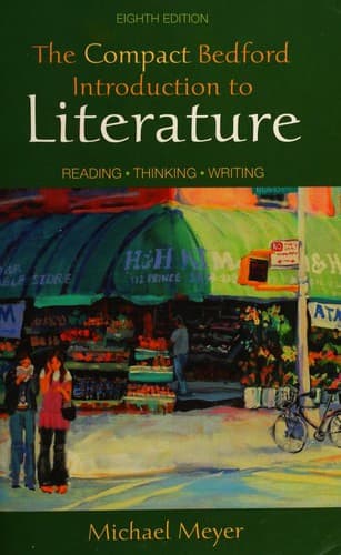 Portada de The Compact Bedford Introduction to Literature--Eighth Edition
