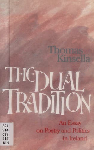 Portada de The dual tradition