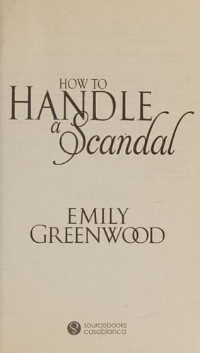 Portada de How to handle a scandal