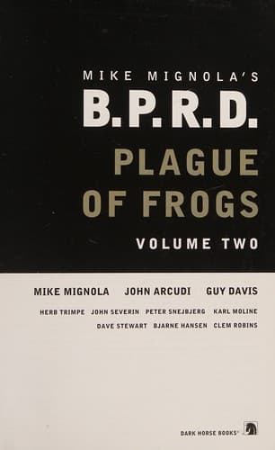 Portada de B. P. R. D. - Plague of Frogs