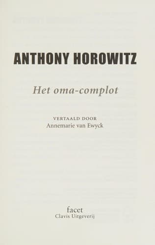 Portada de Het oma-complot
