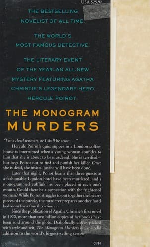 Portada de The monogram murders