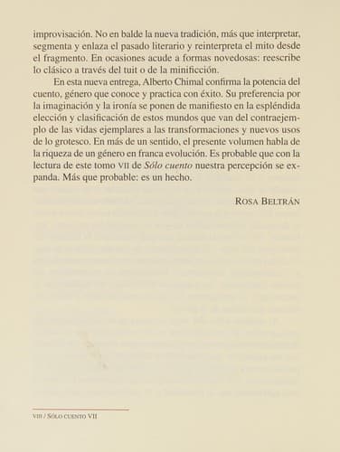 Portada de Sólo cuento VII