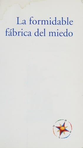 Portada de La formidable fábrica del miedo