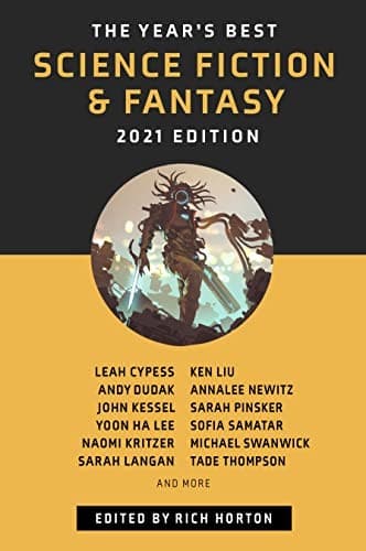 Portada de The Year’s Best Science Fiction & Fantasy, 2021 Edition