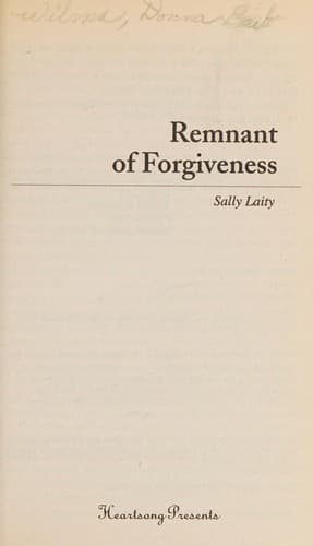 Portada de Remnant of forgiveness