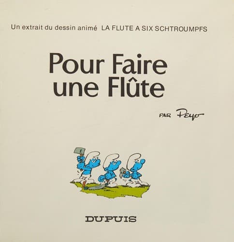 Portada de Pour faire une flûte