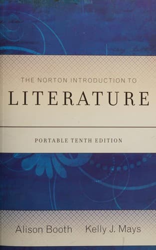 Portada de The Norton Introduction to Literature--Portable tenth edition