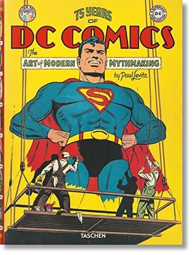 Portada de 75 Years of DC Comics. Mythologies modernes et création art