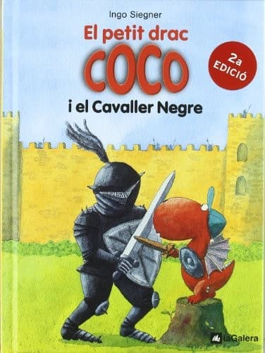 Portada de El petit drac Coco i el Cavaller Negre