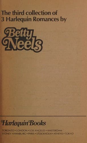 Portada de Betty Neels