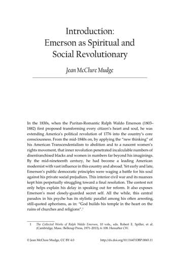 Portada de Mr. Emerson's Revolution