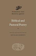 Portada de Biblical and Pastoral Poetry