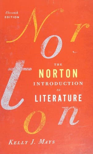 Portada de The Norton introduction to Literature--eleventh edition