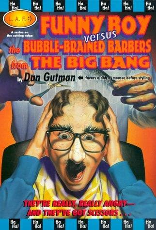 Portada de Funny Boy versus the bubble-brained barbers from the Big Bang