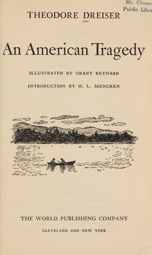 Portada de an american tragedy
