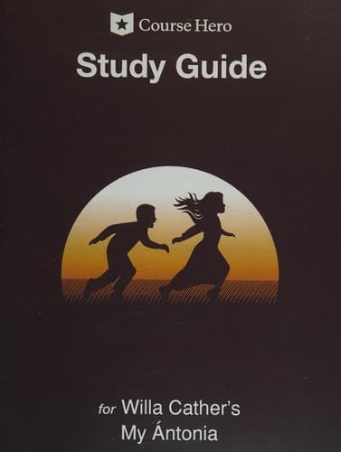 Portada de Study Guide for Willa Cather's My Ántonia