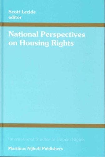 Portada de National perspectives on housing rights