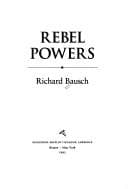 Portada de Rebel powers