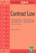 Portada de Contract law