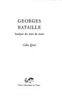 Portada de Georges Bataille