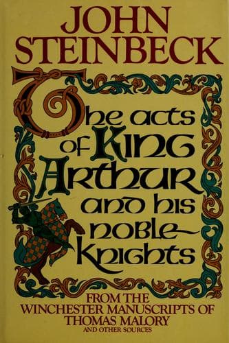 Portada de The acts of King Arthur and his noble knights