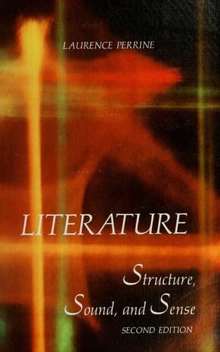 Portada de Literature--Structure, Sound, and Sense--Second Edition