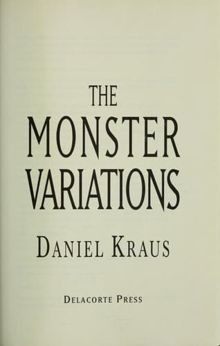 Portada de The monster variations