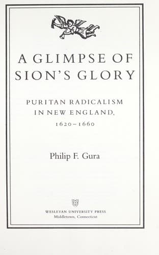 Portada de A glimpse of Sion's glory