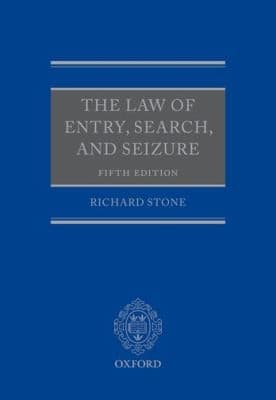 Portada de The Law Of Entry Search And Seizure