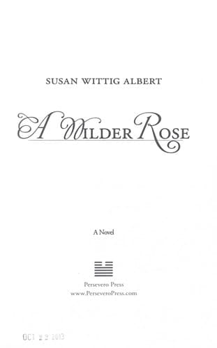 Portada de A wilder rose