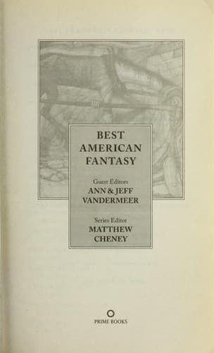 Portada de Best American fantasy