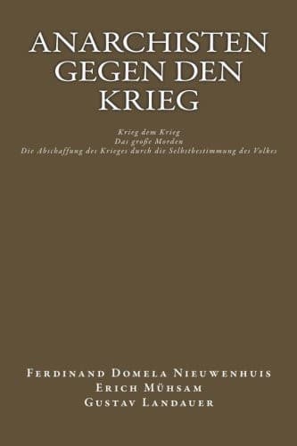 Portada de Anarchisten gegen den Krieg