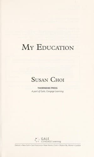 Portada de My Education