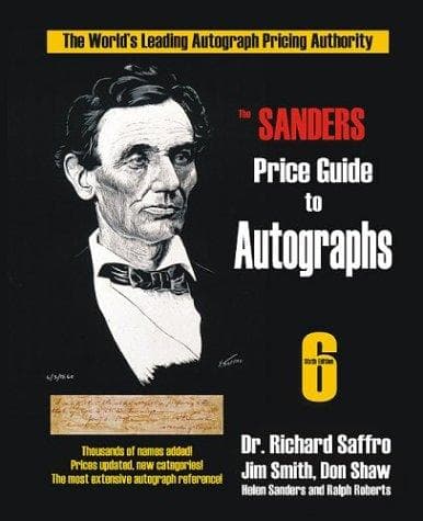 Portada de The Sanders Price Guide to Autographs