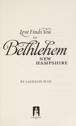 Portada de Love finds you in Bethlehem, New Hampshire