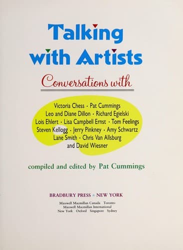 Portada de Talking with artists