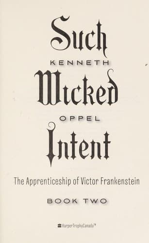Portada de Such wicked intent