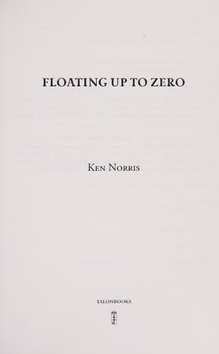 Portada de Floating up to zero