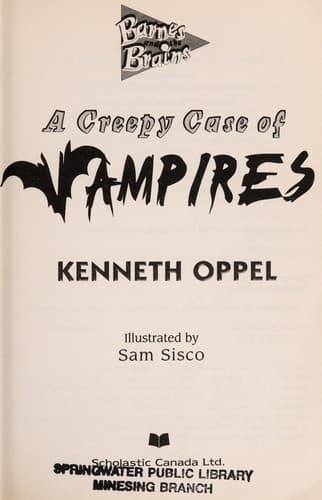 Portada de A creepy case of vampires