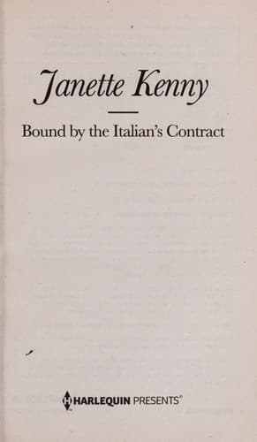Portada de Bound by the Italian's Contract