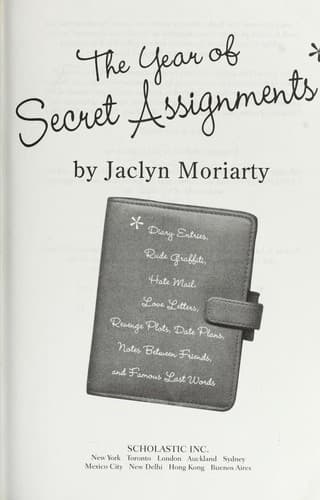 Portada de The year of secret assignments