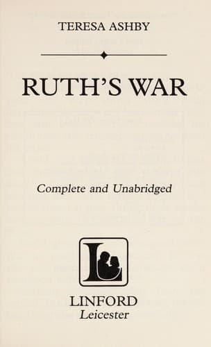 Portada de Ruth's war